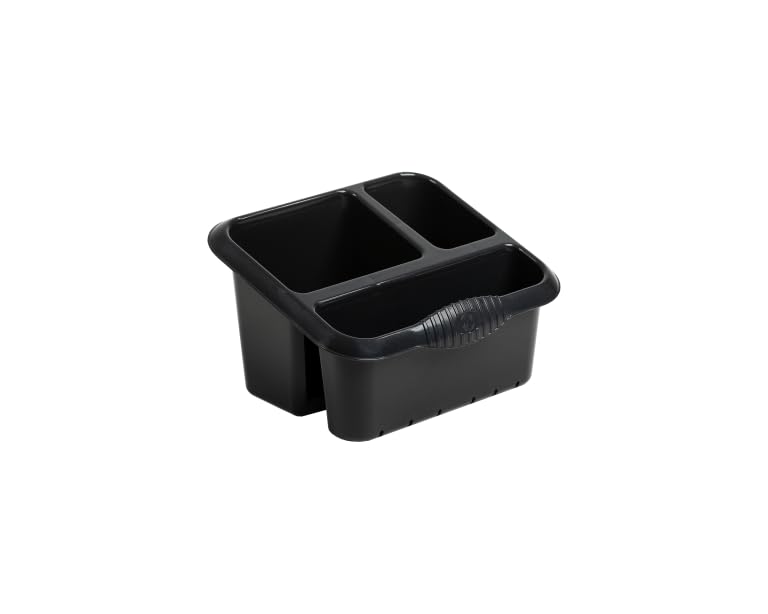 Aurora - High-Grade Plastic Sink Tidy Cutlery Drainer Holder Caddy (Midnight)