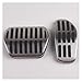 AT MT Stainless Steel Pads Cover Compatible With Mitsubishi Outlander GN 2022 Gas Fuel Brake Non-slip No Drilling Pedals Automotive Parts