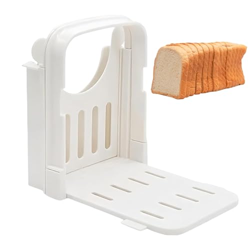 Homemade Bread Slicer - Foldable Bread Slicer Guide - Anti-Slip Manual Cutting Guide Machine for Slicing Bagels Cheese Ham Vegetables - Image 9