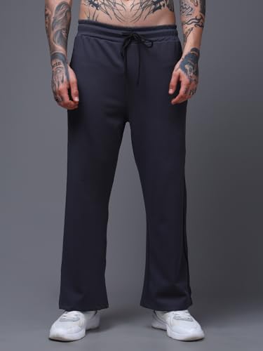 Image of Men's Loose Fit Side Tape Trackpants
