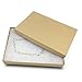 The Display Guys, Pack of 25 Kraft 5 3/8x3 7/8x1inches Cotton Filled Paper Jewelry Box Gift Display Case(#53)
