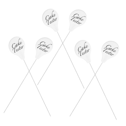 OFFSCH 6Pcs Stainless Steel Cake Tester Reusable Baking Probes for Accurate Doneness Measurement Essential Kitchen Tool for Home Bakery Muffins and Cupcakes