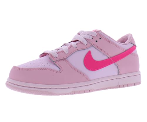 Nike Preschool Dunk Low PS DH9756 600 Triple Pink, 3 Little Kid