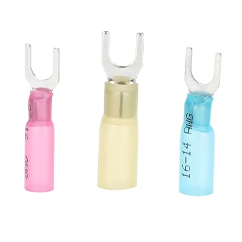 Bornes à sertir SV1.25/2-5 isolées en forme de fourche bleues pour câble | Lot de 100