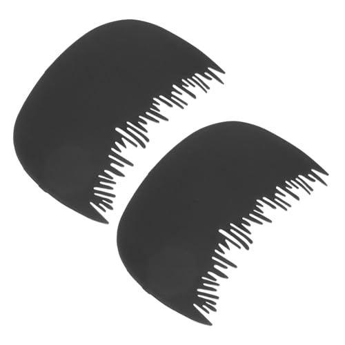 VINTORKY 2pcs Natural Hairline Fiber Comb with Shield for Thinning Hair Portable Hair Building Tool for Men and Women Sweatproof Windproof