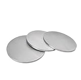 A3 Iron Sheet Flat Round Metal Plate - 60mm Diameter for Industrial and DIY Projects(2.5mm 5pcs)