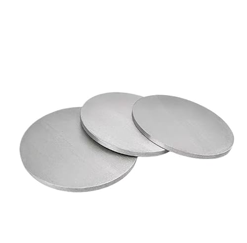 A3 Iron Flat Round Metal Sheet - 60mm Diameter - Durable Iron Plate for Industrial and DIY Projects(2mm 5pcs)