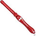 The Beachwaver Co. Beachwaver B1 Roulement rotatif en fer - Rouge Glitter , Automatique 1 Inch Ceramic Curling Iron , Auto-Shut Off, Voyage-Amis, Double Voltage , Série B (BW16H3)