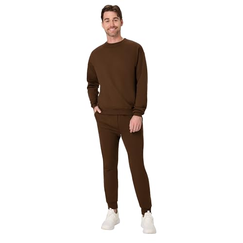 Image of Hanes Men's Jogger Sweatpants, EcoSmart Jogger Sweatpants for Men, Men's Fleece Lounge Pants