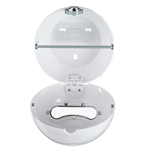 Caja de pañuelos en rollo blanca para un baño moderno y limpio 7