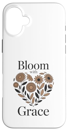 Bloom With Grace �n�[�g�^�t���[�����C���X�g �X�}�z�P�[�X iPhone 16 Plus �p
