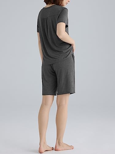 Latuza Women's Viscose Bermuda Shorts Pajama Set3