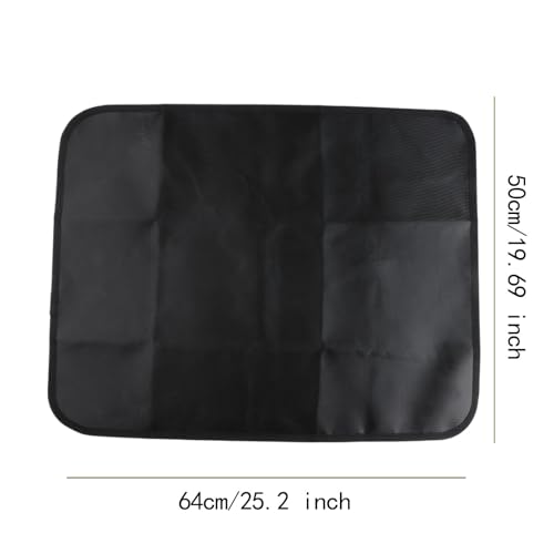 Kuntesetty Tapete de mesa para lareira, almofada resistente ao calor, tapete protetor para churrasco