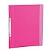 Produktbild HERMA 19539 Spiral-Schnellhefter DIN A4 transparent aus abwischbarem und strapazierfähigem Kunststoff mit Beschriftungsetikett, 1 Sichthefter aus PP-Folie, pink