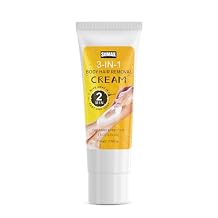 SUMAX Hair Removal Cream for Women 50G Travel Size Depilatory Cream Painless Facial Hair Removal Cream for Sensitive Skin Body Cream Hair Remover for Bikini, Arms, Legs, Underarm Hair Removal - 1 Pack