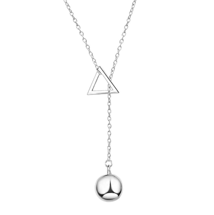 Pendentifs et colliers à longue chaîne en bande pour look minimaliste femme