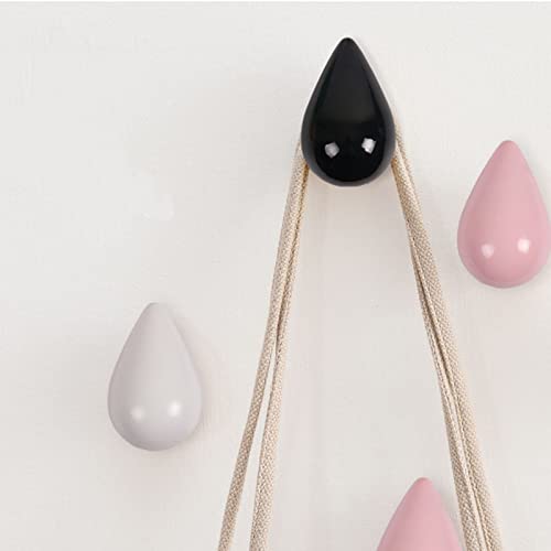 Appendiabiti Parete in Legno a Forma d'Acqua