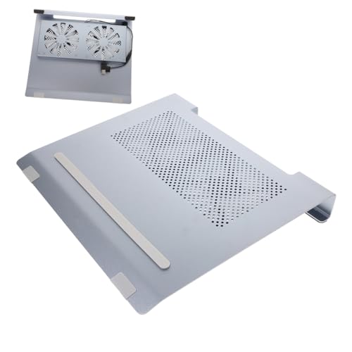 Base de enfriamiento para laptop de aleación de aluminio con ventilador USB miniatura 7