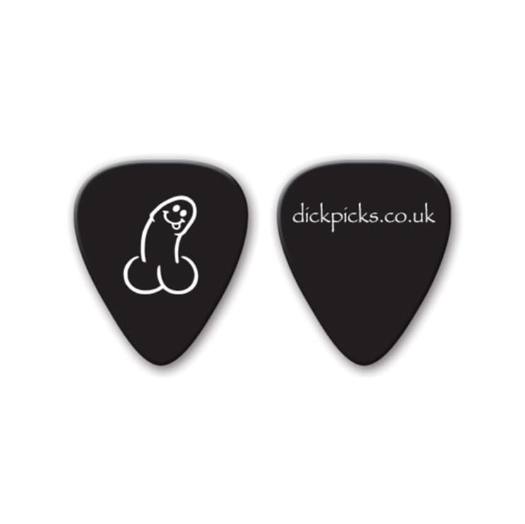 Pack of 3 DickPicks with Genuine Leather Plectrum Holder Keyring - Choose between Floppy, Semi or Stiffy (Mixed) - Image 4
