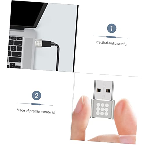 Adaptador USB C Hembra USB Macho CIYODO para usar cables nuevos en cargadores antiguos y tu PC 6