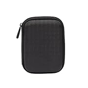 Max compatible dimensions (outside): 5.8 x 4.2 x 1.2 inches Compact case to store or transport medium and larger portable hard drives Slim line design allows case to easily fit into any backpack or briefcase Interior strap and zippered closure secure...