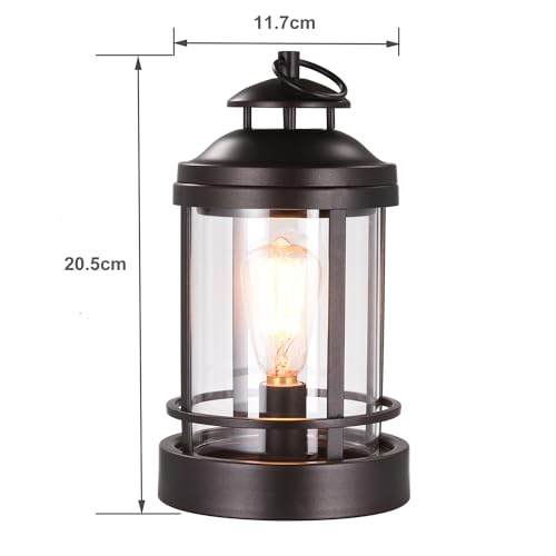 ORJG Electric Wax Warmer - Metal Wax Melting for Scented Wax, Edison Light Bulb Candle Wax Burner, for Home Decoration Office Wax Melting Melter, Gift (Retro, Castle)