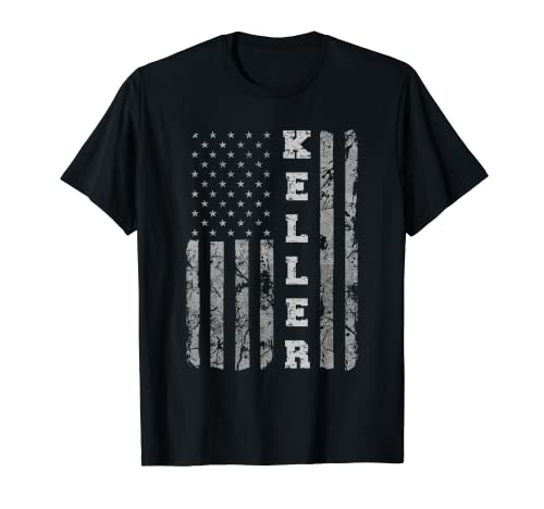 Keller, Texas, American Flag T-Shirt