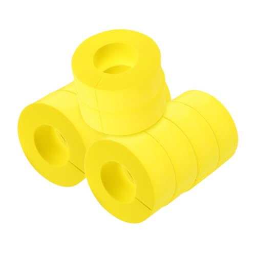 FRCOLOR 12Pcs Hair Curling Sponge Shaped Heatless Curling Tool for Long Thick Hair Friendly Design for Effortless Curls No Heat Damage Styling Sponge