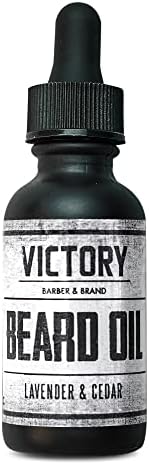 Victory Barber & Brand Beard Oil | End Beardruff with Moisturizing Conditioner for Men | Get Beard Envy | Lightly Scented with Cedar and Lavender | Made in the USA