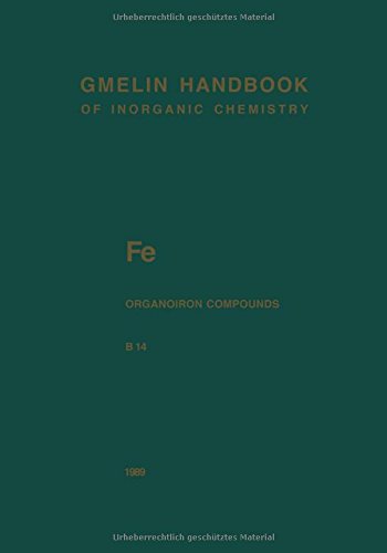Buy Fe Organoiron Compounds Part B14 (Gmelin Handbook of Inorganic a) — BookShops.in