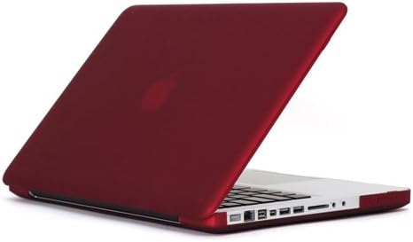 Speck See Thru Satin Case for 13-Inch MacBook Pro Unibody SD Card Slot Compatible (MB13AU-SAT-RED-D)