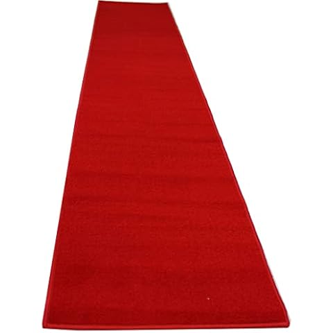 Mybecca Royal Red Carpet Aisle Runner 2 x 10 ft (1.8ft x 10 ft) 21.6in x 120in High Class VIP Quality for Parties, Celebrity-Feel Events, Wedding and Ceremony Cover