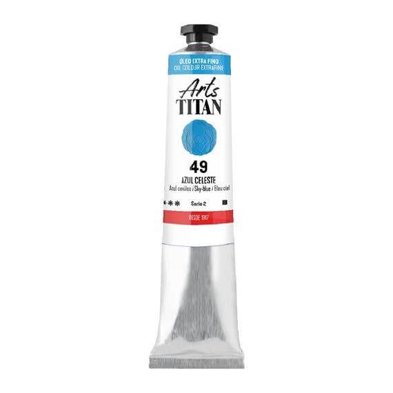 ÓLEO AZUL CELESTE TITAN Extrafino 6 - 20ml. Nº 49