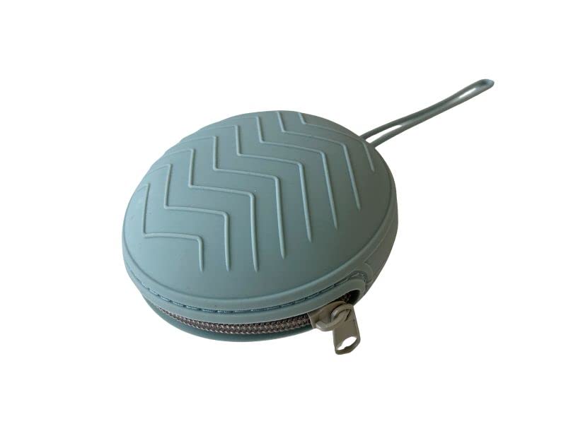 Image of Silicone Pacifier Case with Zipper, Pacifier Accessories for Boys & Girls, BPA-Free Pacifier Travel Case (Baby Blue)