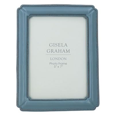 Gisela Graham Dusky Blue Classic Resin Photo Frame (5 X 7 Inch)