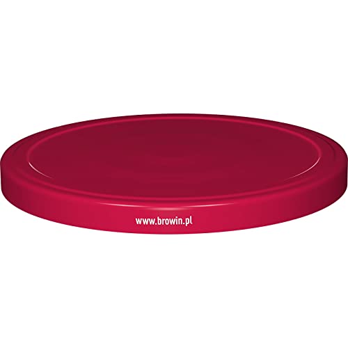 Browin 136019 zakrętka ciemnoczerwona, Ø 82 szt., metalowa pokrywka, zapasowa pokrywka do słoików na przetwory, 10 pokrywek Twist-Off, metal, czerwone wino