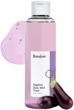 [BONAJOUR] Vegan Eggplant Daily BHA Exfoliant Toner, Salicylic Ac...