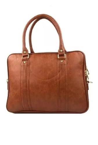 Pasta Executiva Notebook, Bolsa feminina, maleta preta… (caramelo)