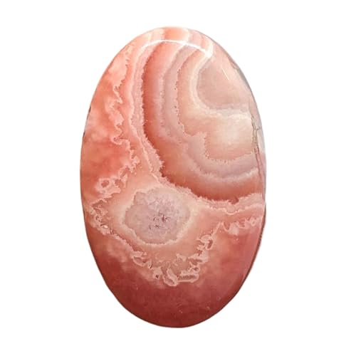 Rhodochrosite naturelle ovale de qualité supérieure 35mm pour haute bijouterie DIY