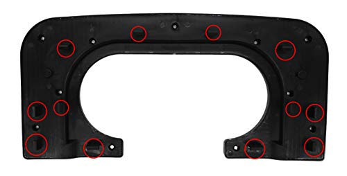 Support de rechange robuste pour console Ford F-250 F-350 gris silex