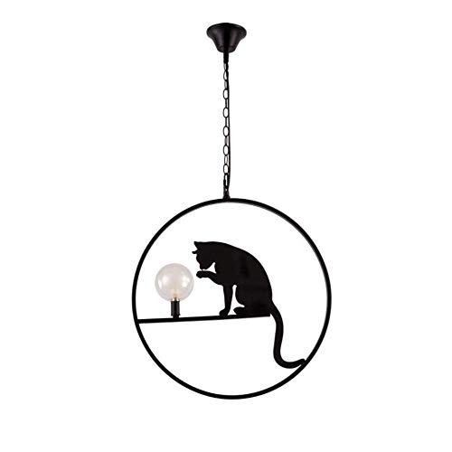 Lampe suspendue chat noir poétique pour créer un cocon chaleureux dans votre maison