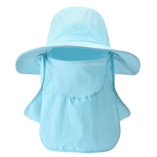 Image of Sun Hats for Men Women Fishing Hat UPF 50+ Breathable Wide Brim Summer UV Protection Hat