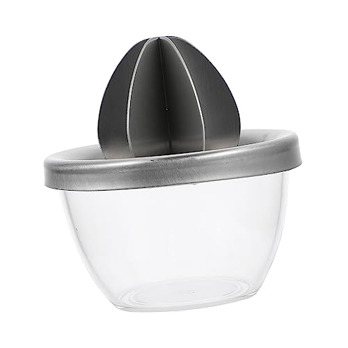 Loigohon ジューサー ステンレス鋼 レモン絞り器 ? 圧力溝設計で高効率搾汁 コンパクト設計で家庭キャンプに最適