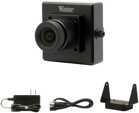 Watec 660E G3.8 EIA PAQ Compact Camera Kit – Miniature Adjustable...