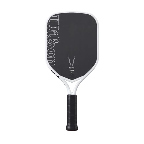 Raquette de pickleball Wilson Vesper Power 14 pour éviter la fatigue avec son manche allongé