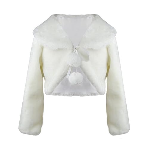 EnJoCho Faux Coat Winter Windproof Cloak Cute Soild Warm Toddler Baby Cape Girls Girls Coat&jacket Girls Jean