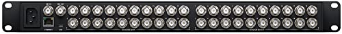 Image of Blackmagic Design Videohub 20x20 12G Zero Latency Video Router with 6ft Power Cord and 5 Pack of SolidSignal Cable Ties (VHUBSMAS12G2020)
