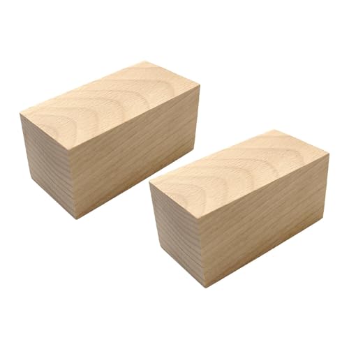 Bloques de madera para tallar figuras y kit de manualidades 2