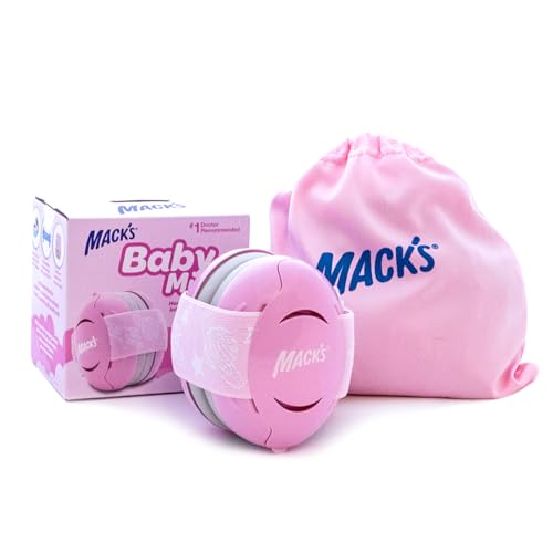 Mack's Baby Muffs | Baby Ear Muffs Noise Protection | High NRR | Noise Cancelling Headphones for...