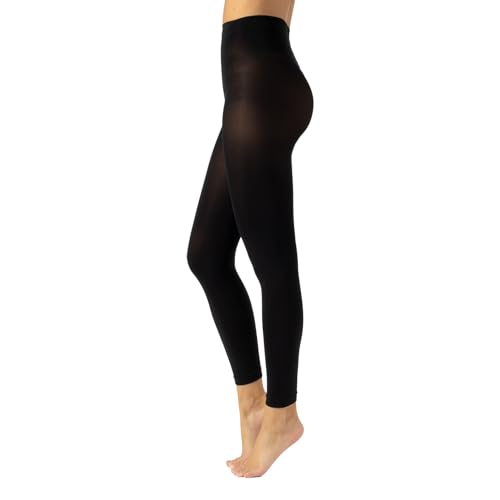 CALZITALY Legging Opaque, Collants sans Pied en Microfibre 80 DEN | S, M, L, XL, 2XL, 3XL, 4XL |...